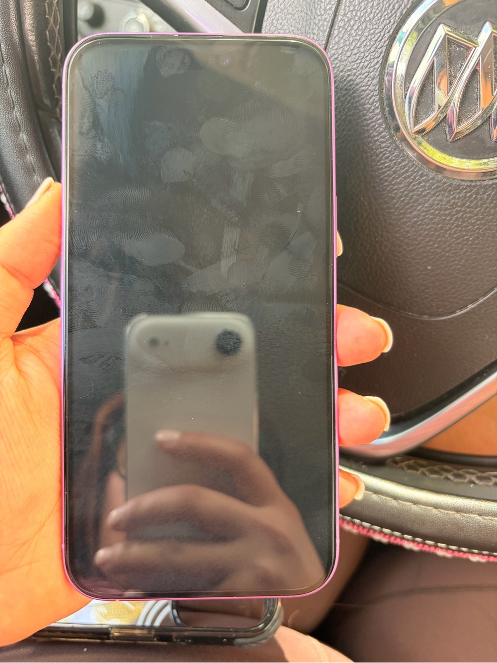 Purple Cell Phone - Unbranded Smartphone with Purple Frame